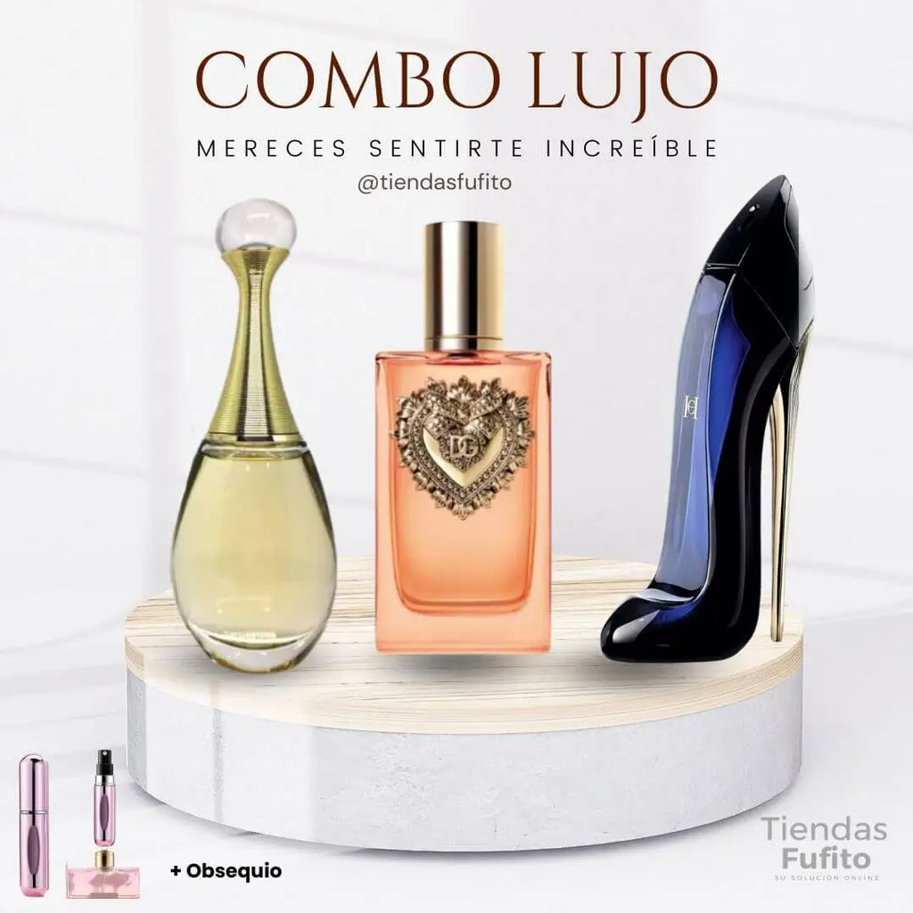 Siéntete irresistible: Kit 3 Fragancias de Lujo + Obsequio ✨ Envío Gratis