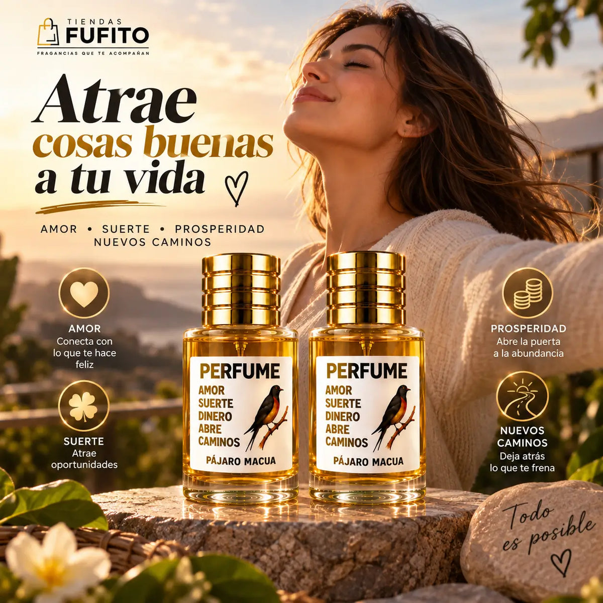 Perfume Original Pajaro Macua 100ml - Atrae cosas buenas a tu vida ✨