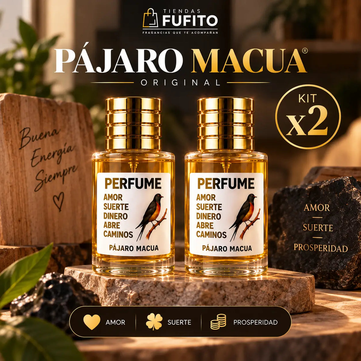 Perfume Original Pajaro Macua 100ml - Atrae cosas buenas a tu vida ✨