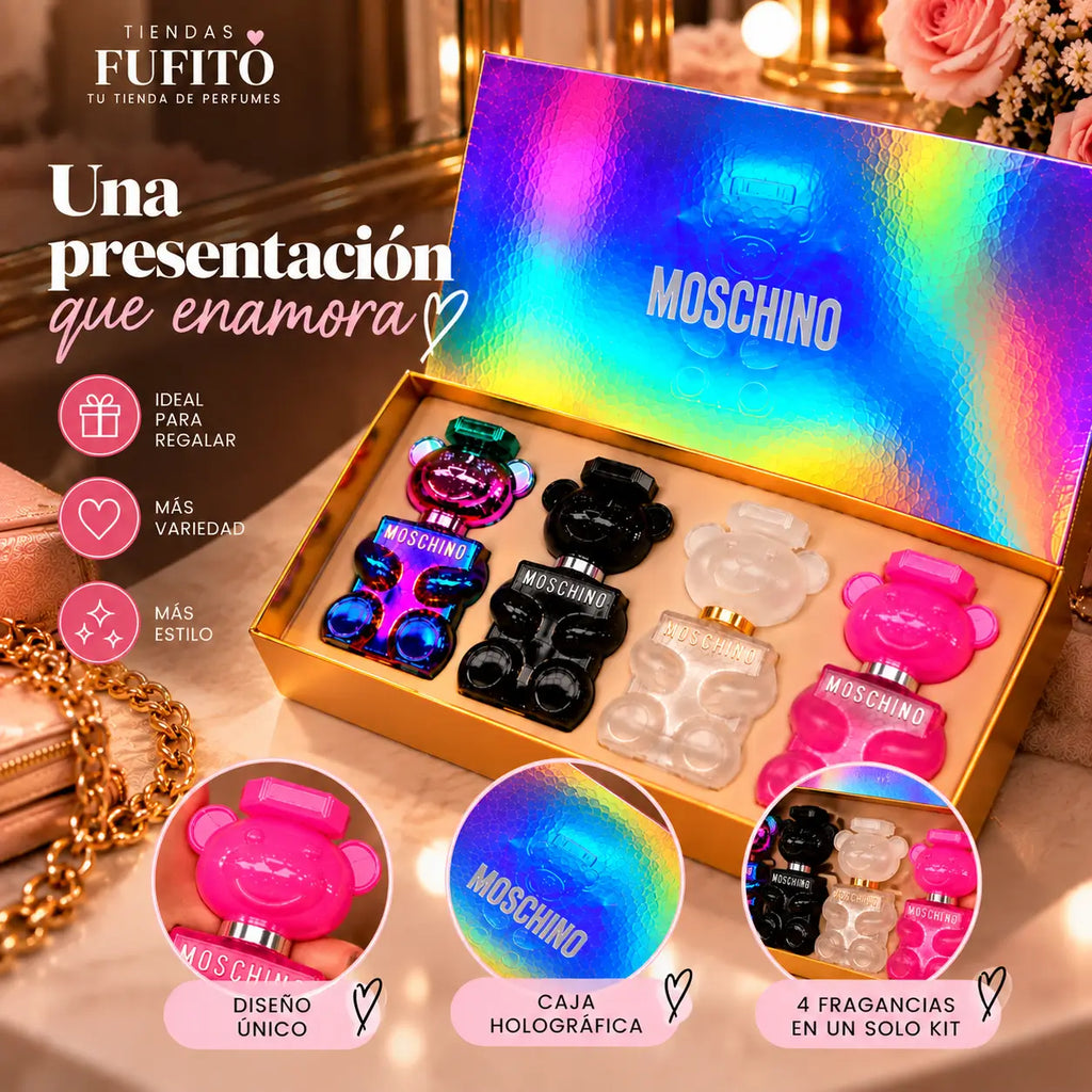 Kit 4 Moschino - Importados para cada versión de ti💕
