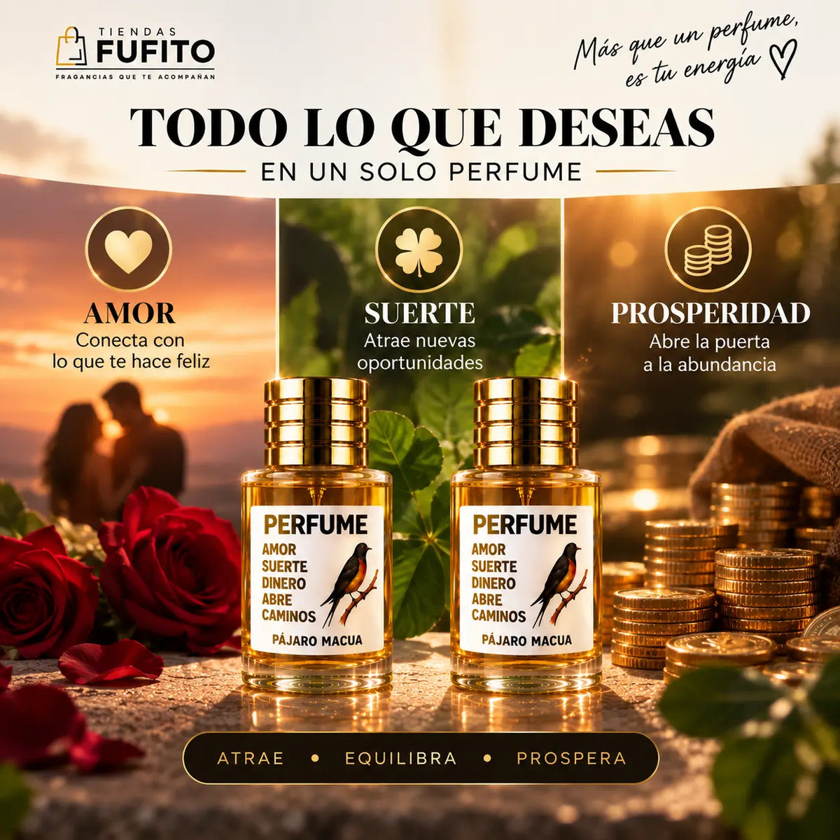 Perfume Original Pajaro Macua 100ml - Atrae cosas buenas a tu vida ✨