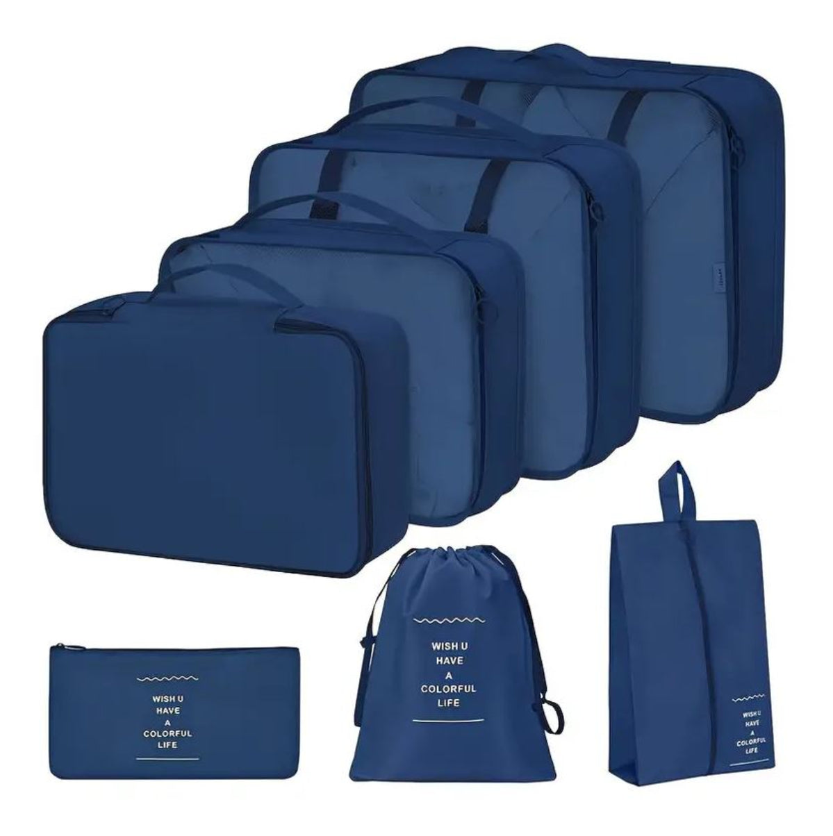 Set Bolsas maleta Viaje 7pcs Organizador