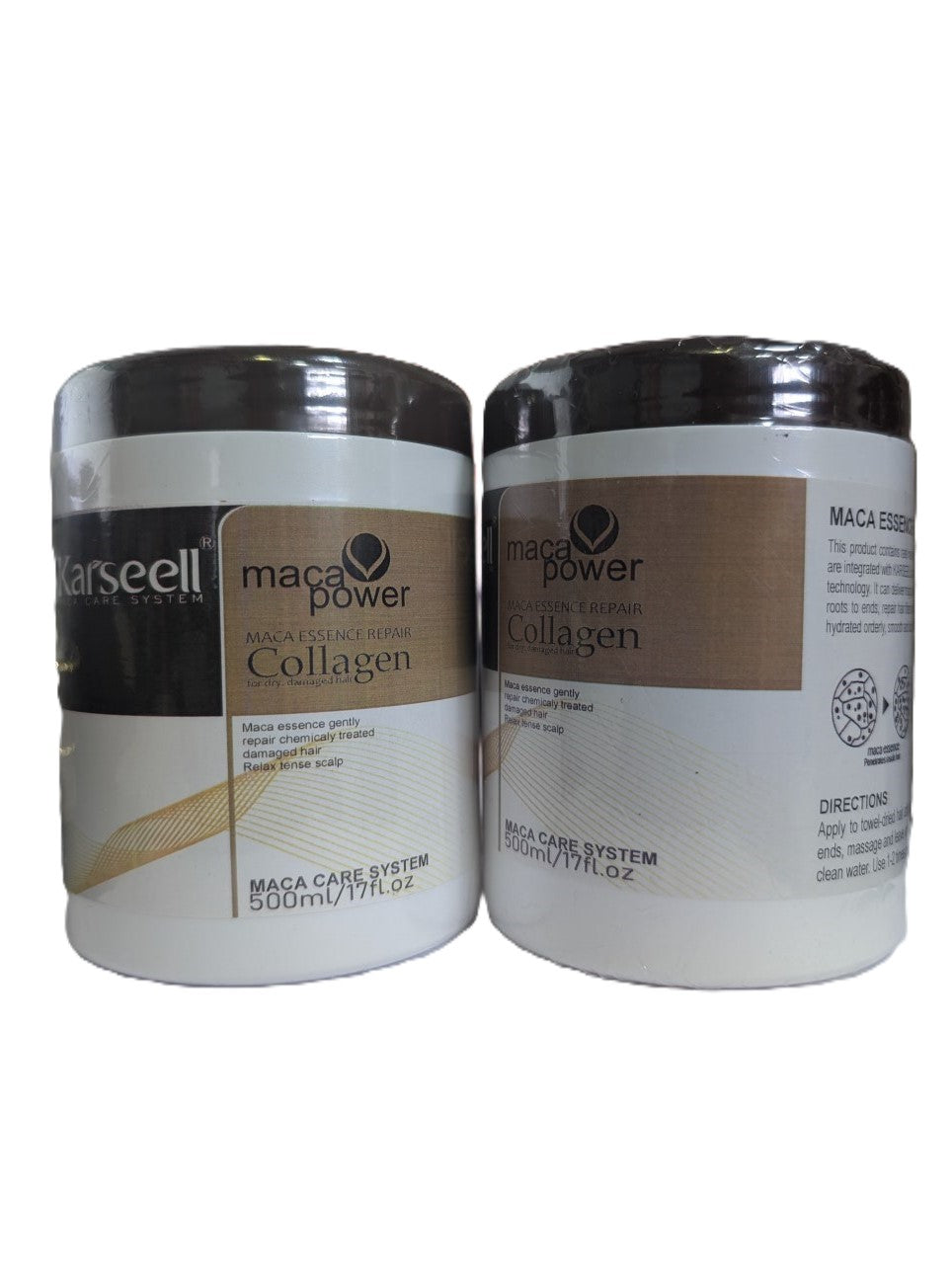 PROMO Mascarilla Karsell®️ 2 UNIDADES 500 ML 🌿🌟 Revitaliza tu Cabello! 💆✨