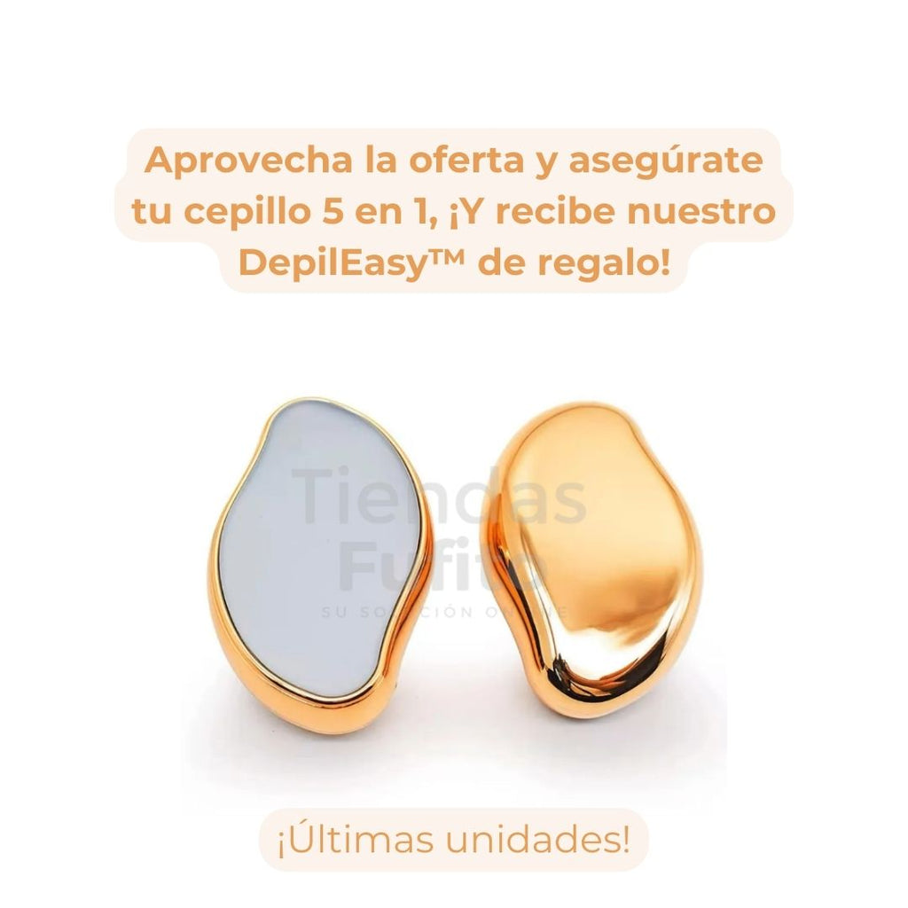 Cepillo 5 en 1: cabello increíble en minutos + depilador cristal DepilEasy™ GRATIS