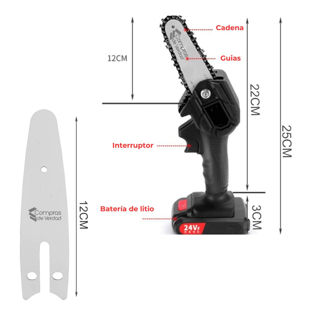 Motosierra Portátil inalámbrica Ultra Force™ 2024🪚 cortes instantáneos
