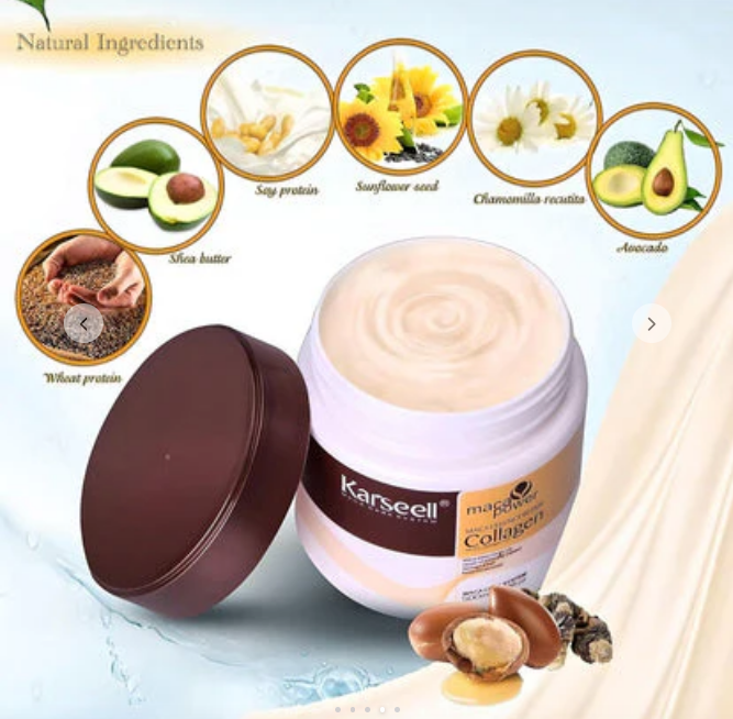 PROMO Mascarilla Karsell®️ 2 UNIDADES 500 ML 🌿🌟 Revitaliza tu Cabello! 💆✨