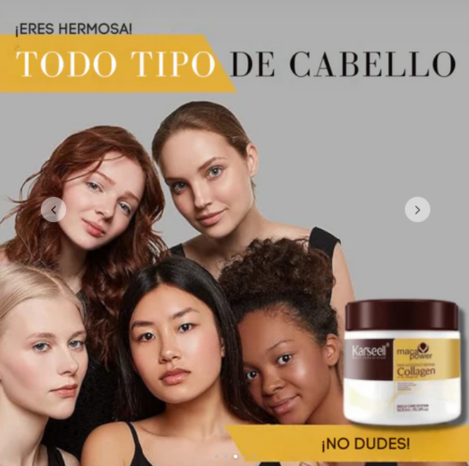 PROMO Mascarilla Karsell®️ 2 UNIDADES 500 ML 🌿🌟 Revitaliza tu Cabello! 💆✨