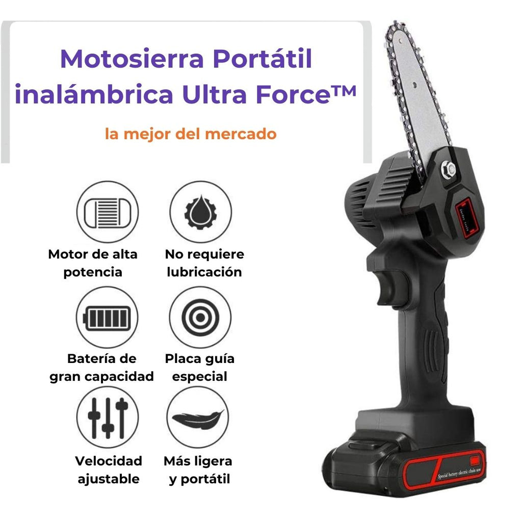 Motosierra Portátil inalámbrica Ultra Force™ 2024🪚 cortes instantáneos