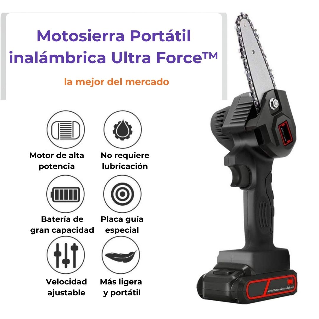 Motosierra Portátil inalámbrica Ultra Force™ 2024🪚 cortes instantáneos