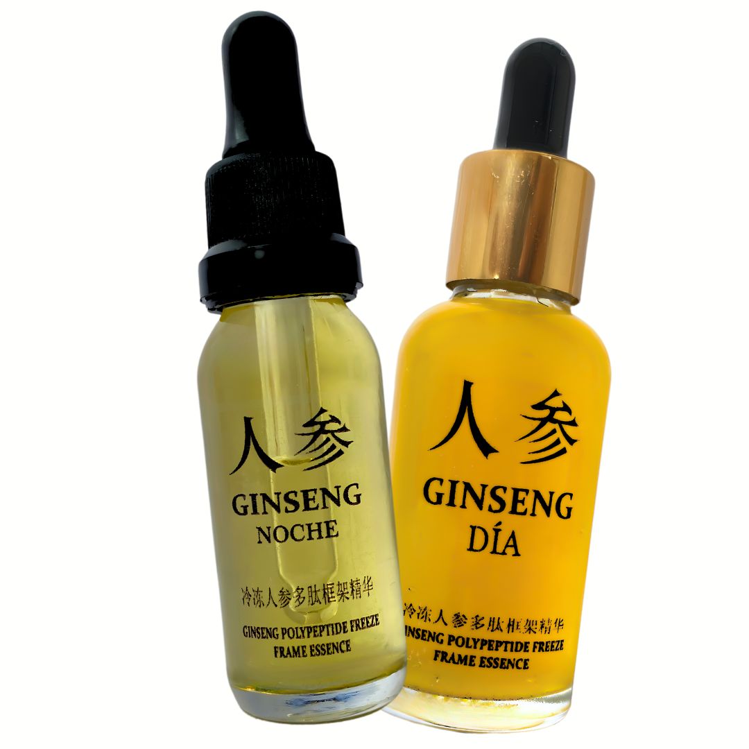 ¡Transforma tu piel con el Kit Ginseng™: Día y Noche – La Piel Radiante que Siempre Soñaste! 💆✨