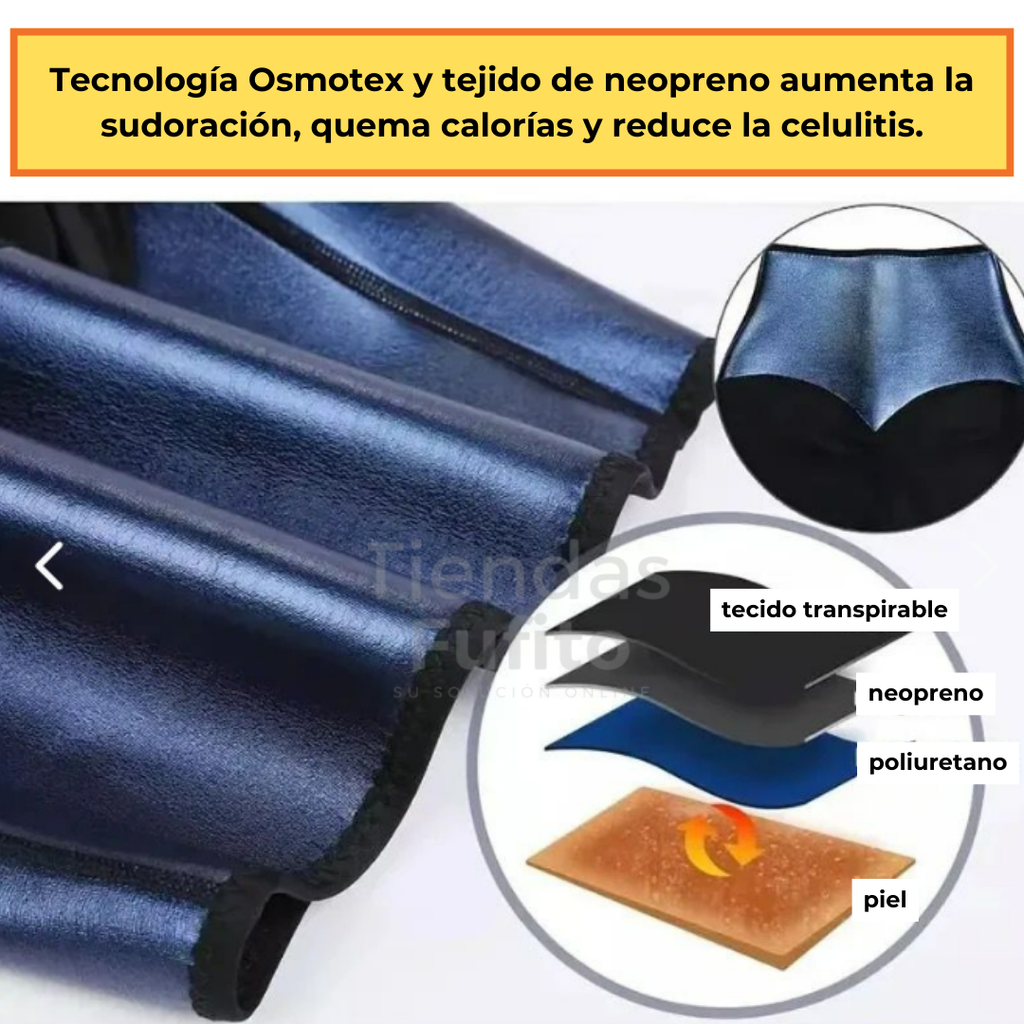 Short Cinturilla 2 en 1 Neo™ efecto sauna - moldea e reduce medidas al instante ✨