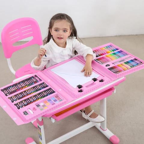 Set Kit De Arte Maleta 208 Piezas - Diversión para toda la familia