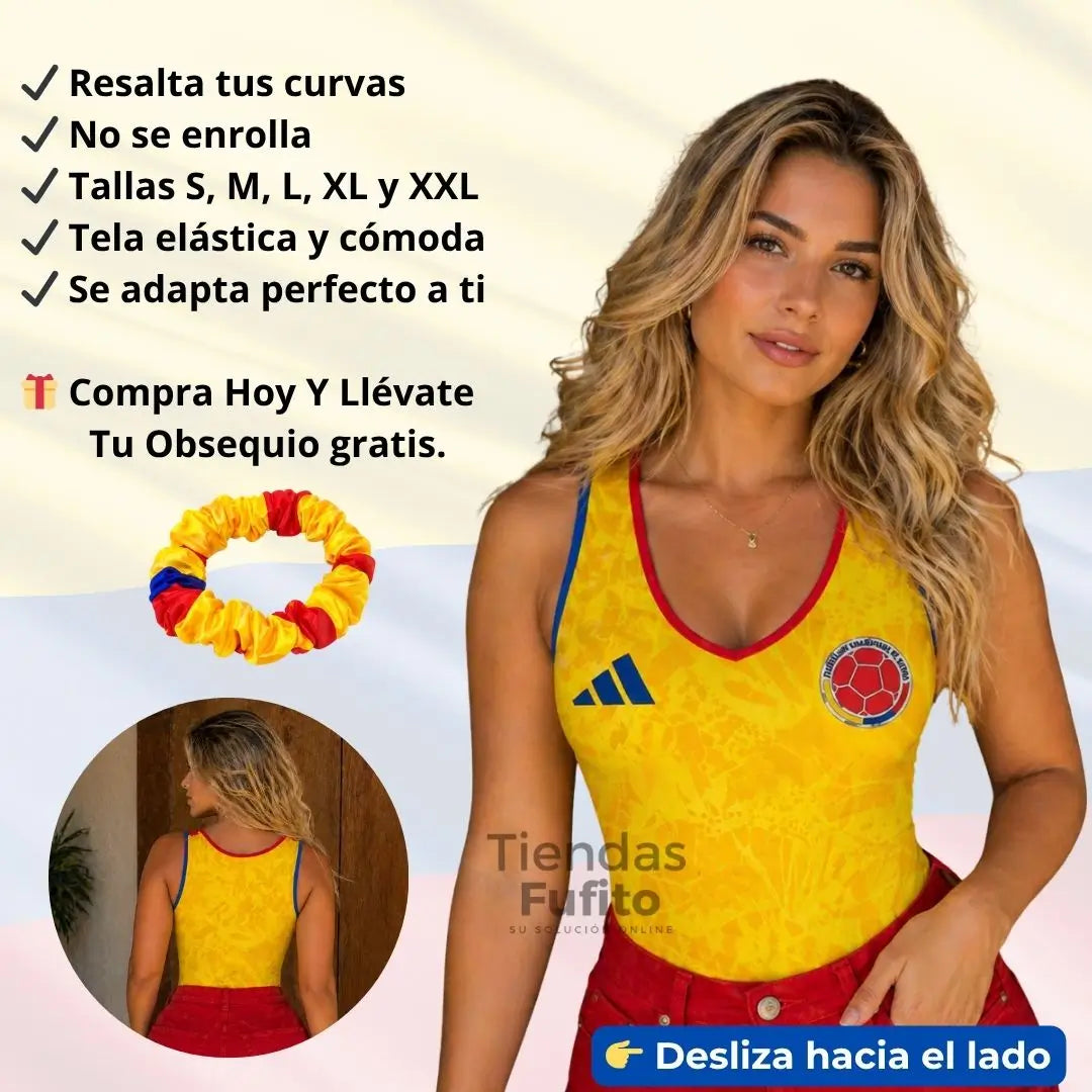 Luce tu orgullo Colombiano y resalta tu figura - Body exclusivo + Obsequio. 🇨🇴 ✨