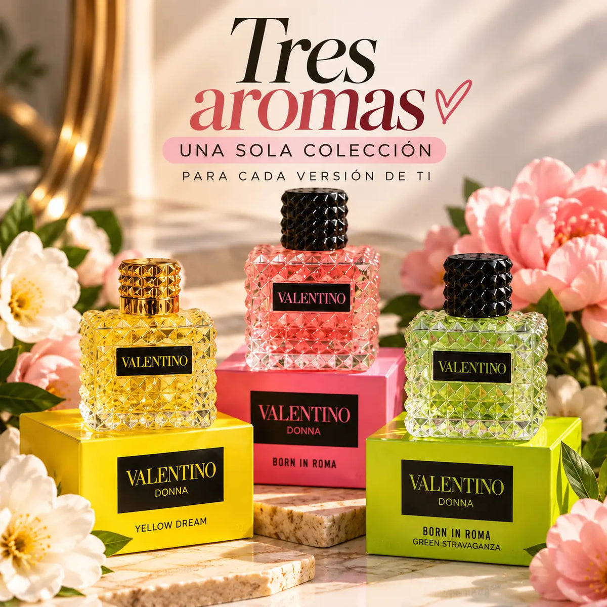 Kit Lujo Donna 3 en 1 – Tres Aromas, Tres Versiones de Ti ✨