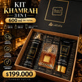 Kit Khamrah unisex: Perfume + crema + splash - 600ml ✨