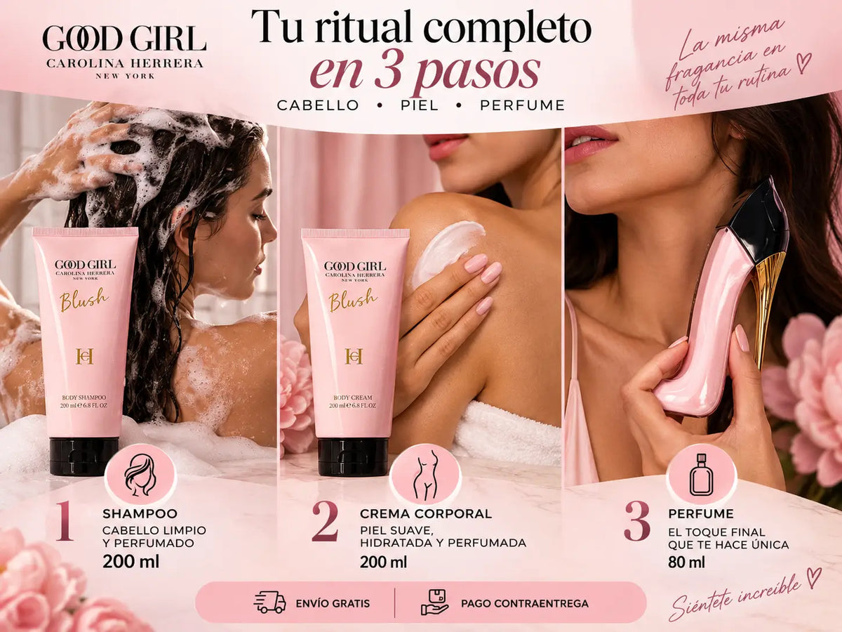 Siéntete increíble de la cabeza a los pies 💕 |Kit Good girl 480ml