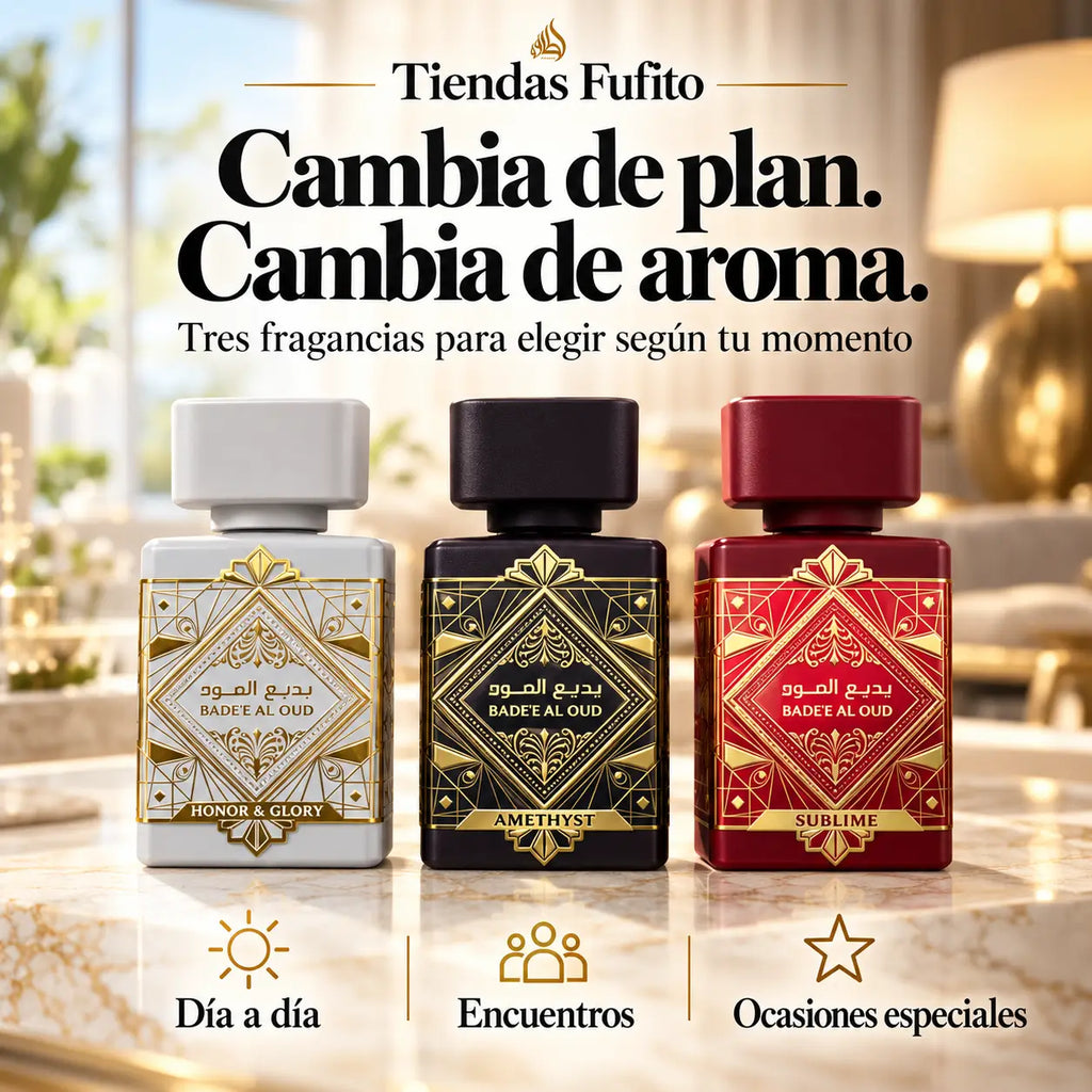 ✨ Kit 3 perfumes árabes importados - Un aroma para cada versión de ti