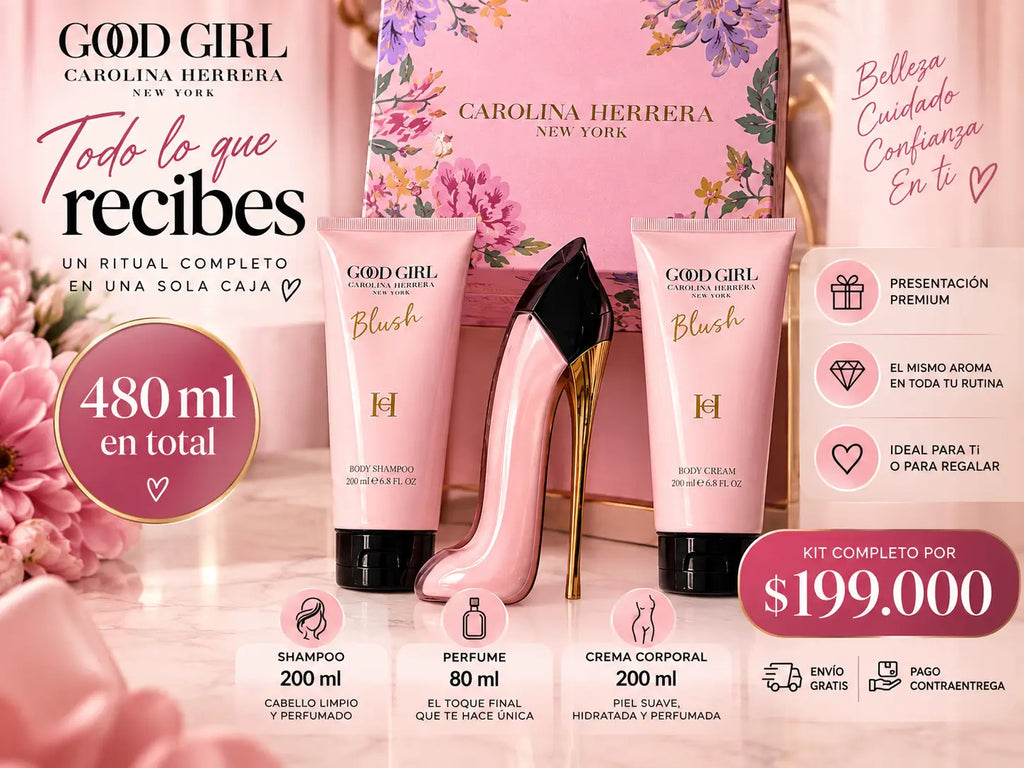 Siéntete increíble de la cabeza a los pies 💕 |Kit Good girl 480ml
