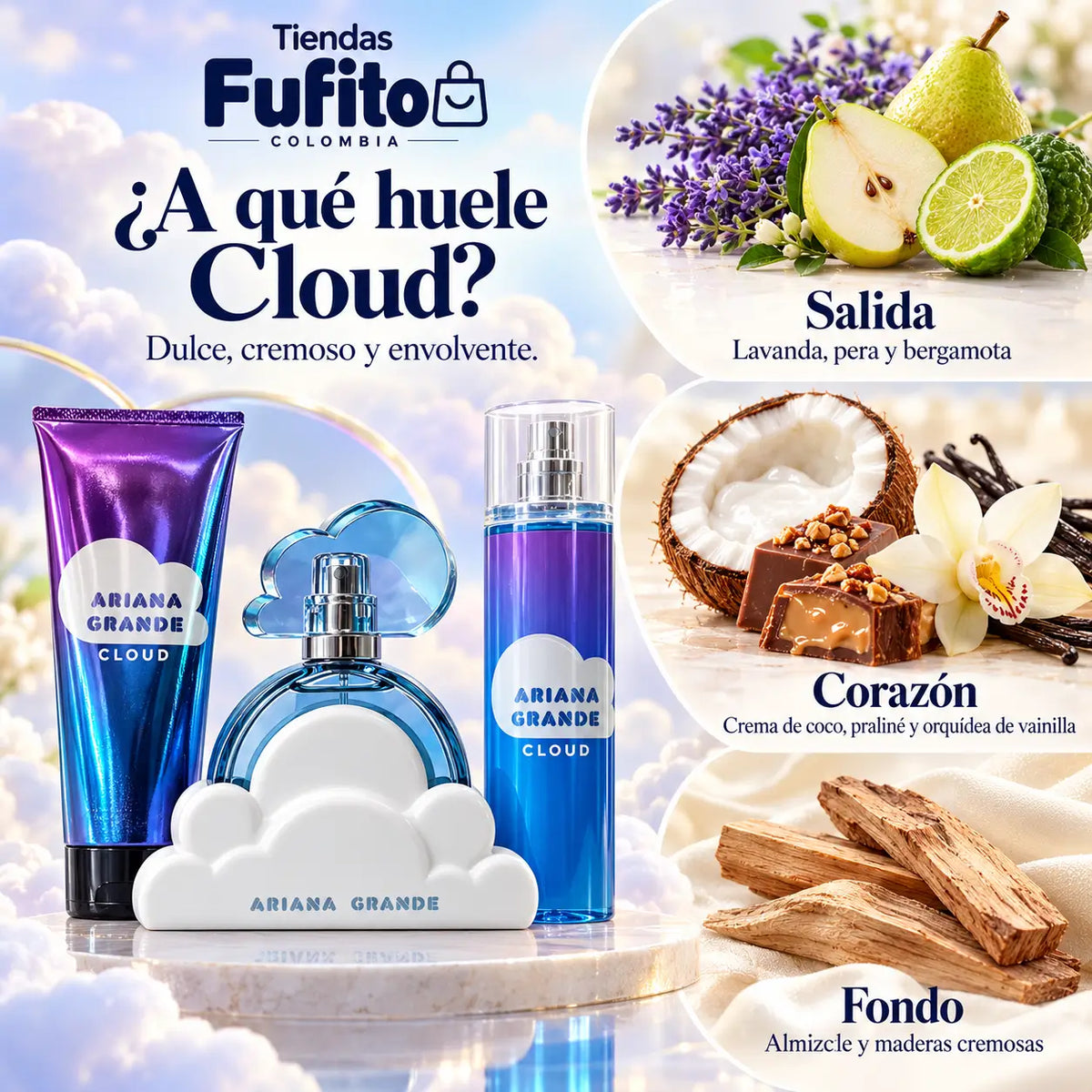 ☁️ Nube de Encanto 3 en 1 - 600 ml para envolver tus días en dulzura + obsequio