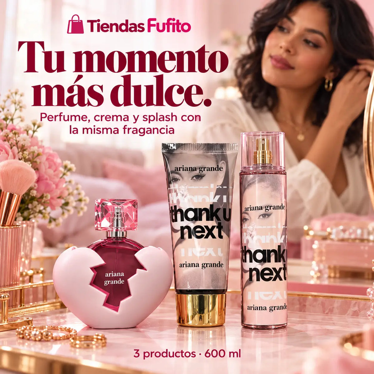 💗 Tu lado más dulce, en un solo kit - 3 en 1 · 600 ml